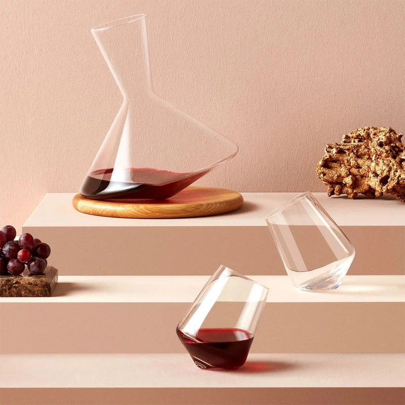 35 cl - Balance Bicchiere Vino Rosso - In Vetro - Set 2 Pz