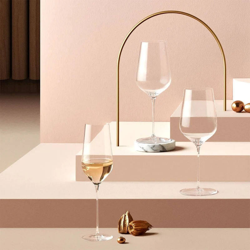 42 cl - Trio Calice Vino Bianco Stem Zero - In Vetro - Set 2 Pz