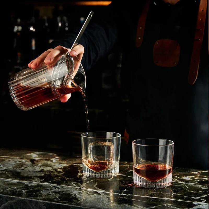 27 cl - Caldera Bicchiere Whisky - In Vetro - Set 6 Pz