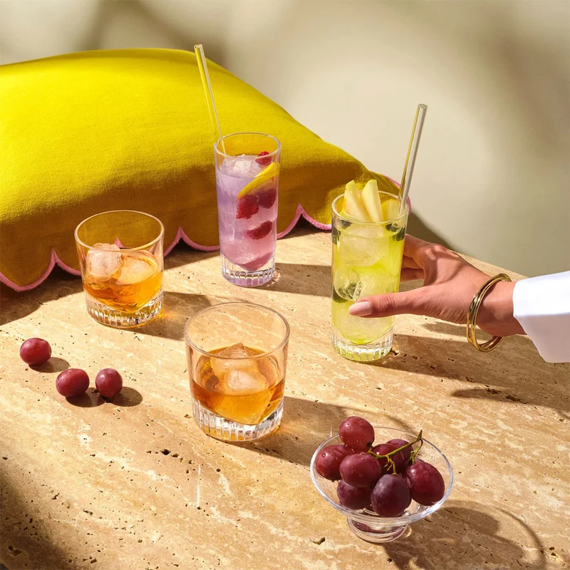 28.5 cl - Caldera Bicchiere Cocktail Highball - In Vetro - Set 6 Pz