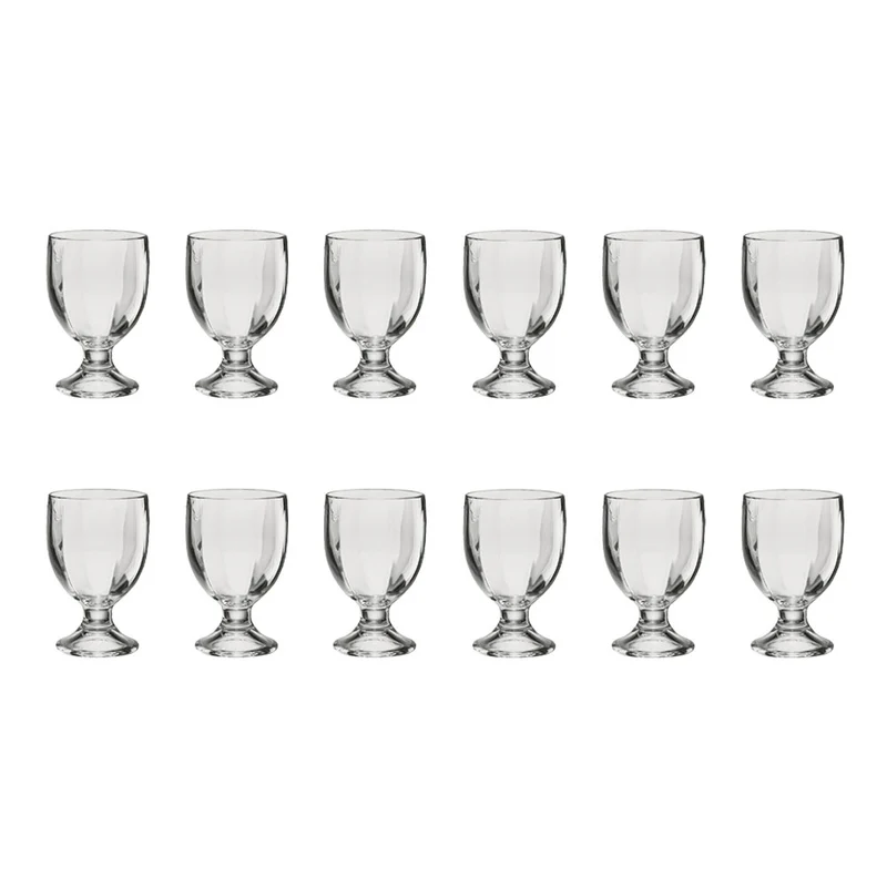 24.5 cl - Mughetto Calice Acqua - In Vetro - Set 12 Pz