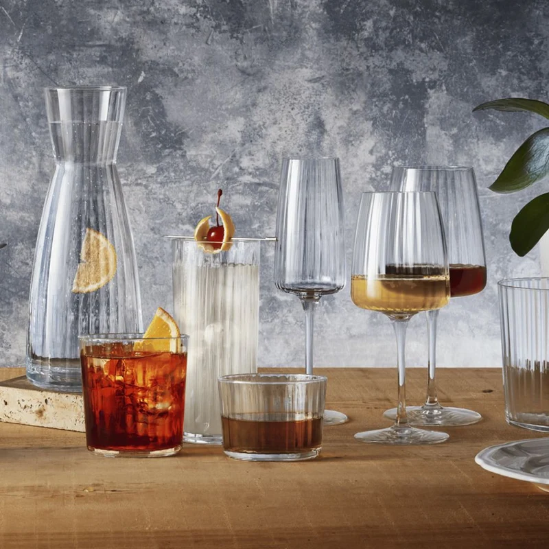 47.5 cl - Exclusiva Bicchiere Cocktail Tom Collins In Vetro - Set 12 Pz