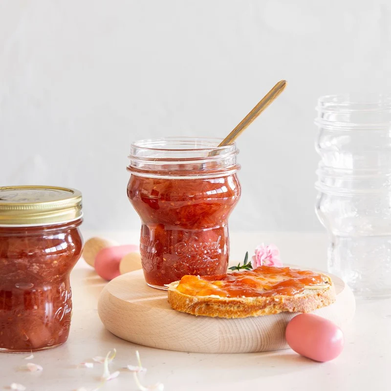 27.5 cl - Quattro Stagioni Vasetto Impilabile In Vetro - Set 12 Pz