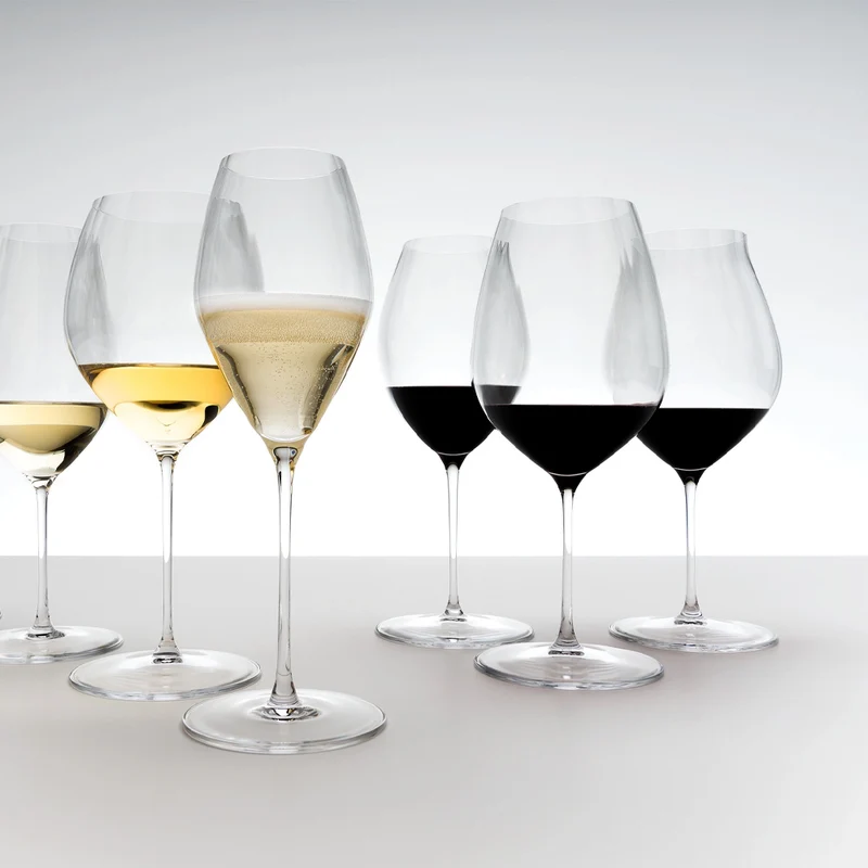 83.4 cl - Performance Calice Vino Rosso Cabernet Merlot in Vetro - Set 4 Pz
