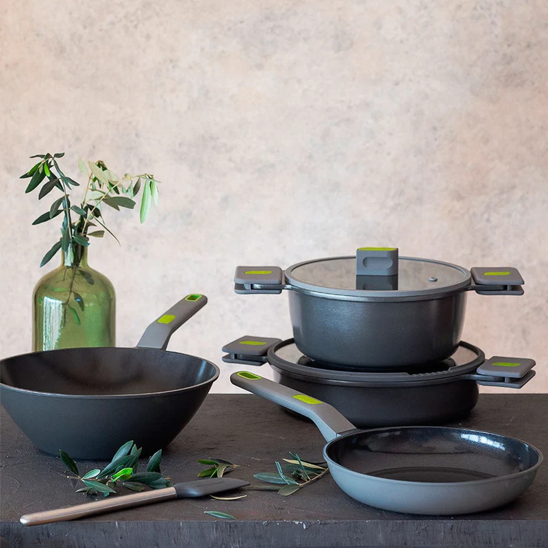 Wok con antiadherente cerámico Life BRA