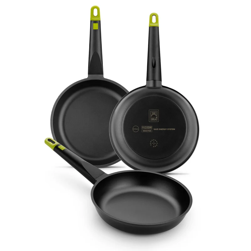 Lote de sartenes antiadherentes Foodie BRA