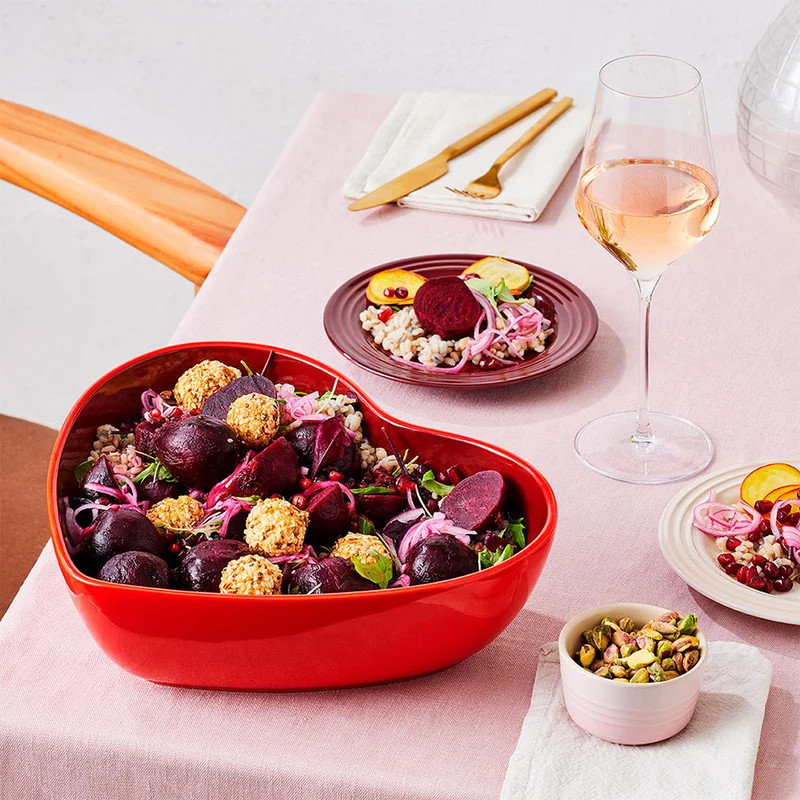 Bol cerámico corazón de Le Creuset
