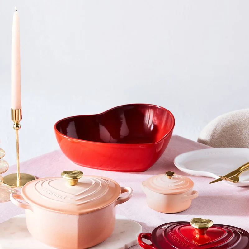 Bol cerámico corazón de Le Creuset