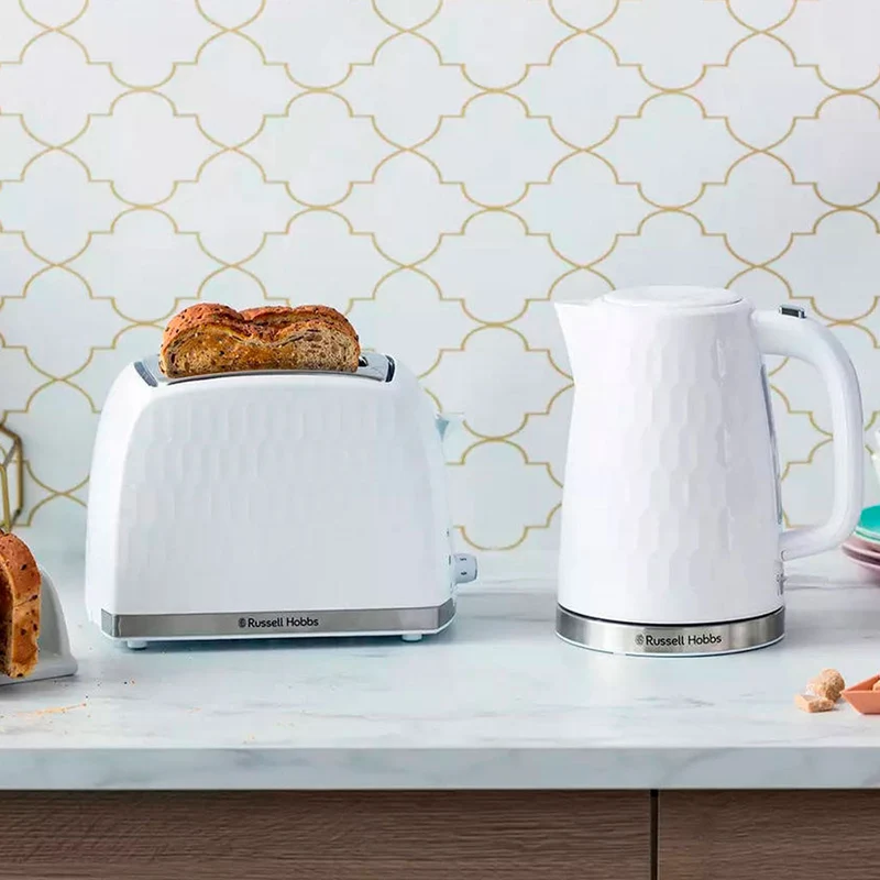 Hervidor Honeycomb blanco de Russell Hobbs