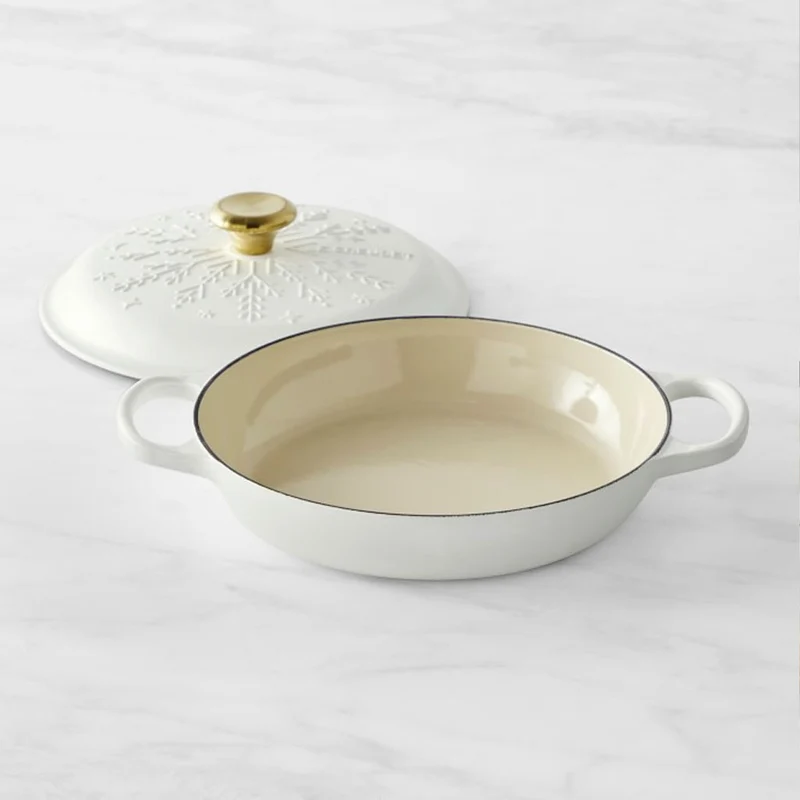 Cacerola baja de hierro Le Creuset ¡Edición Navidad!