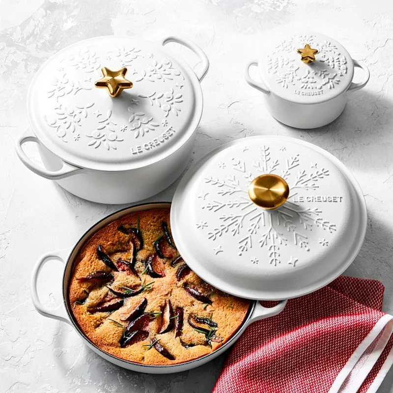 Cacerola baja de hierro Le Creuset ¡Edición Navidad!
