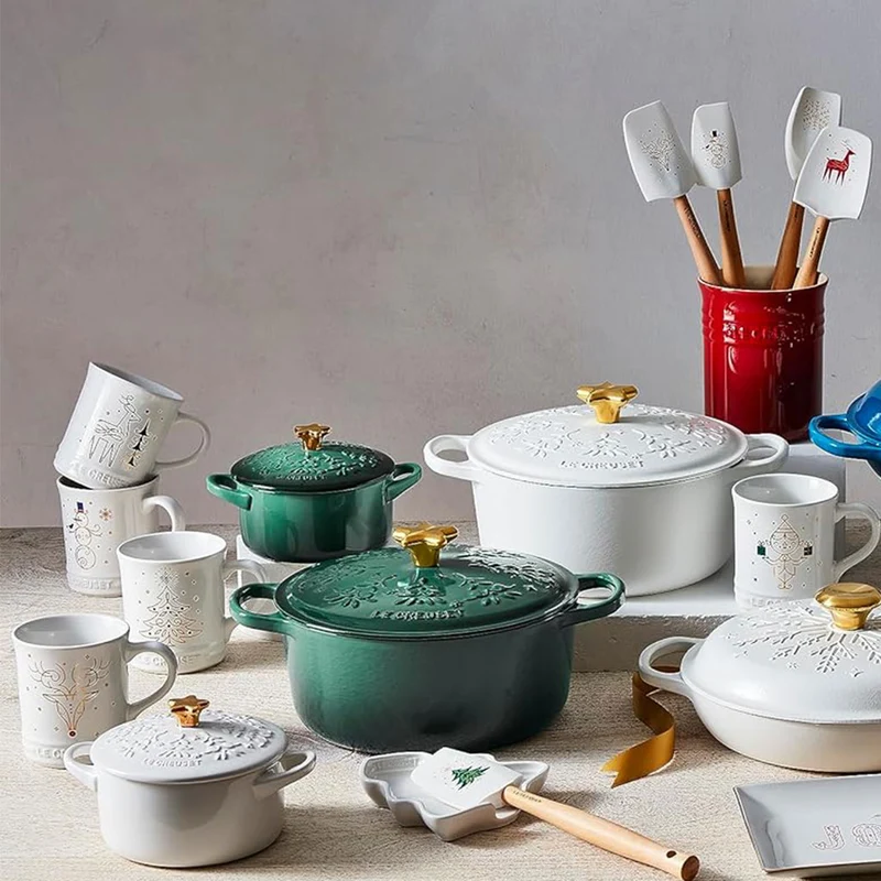 Cacerola baja de hierro Le Creuset ¡Edición Navidad!
