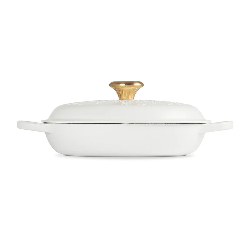 Cacerola baja de hierro Le Creuset ¡Edición Navidad!