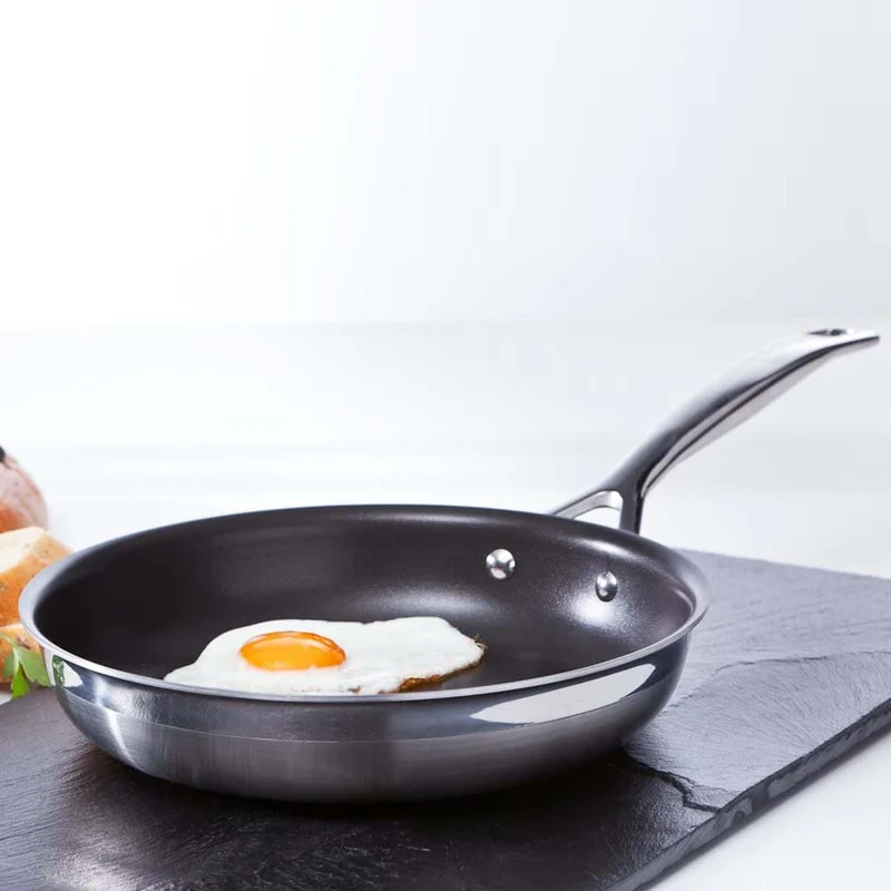 Batería de 3 piezas acero inoxidable Le Creuset
