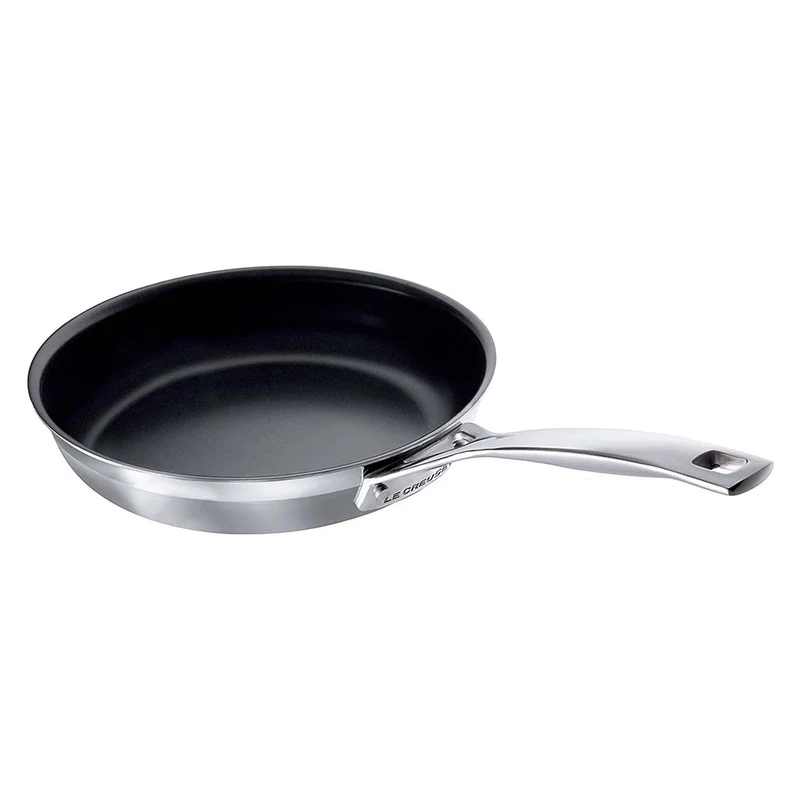 Batería de 3 piezas acero inoxidable Le Creuset