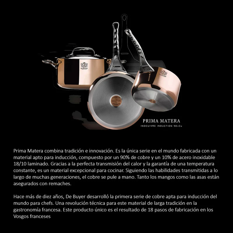 Sartén de cobre Prima Matera De Buyer (inducción)