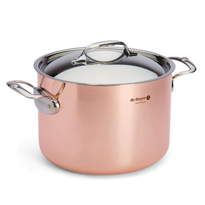 Olla alta de cobre Prima Matera De Buyer (inducción)