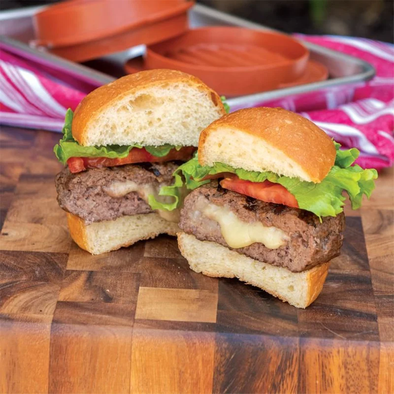 Prensa para hamburguesa rellenas 3 en 1 Nordic Ware