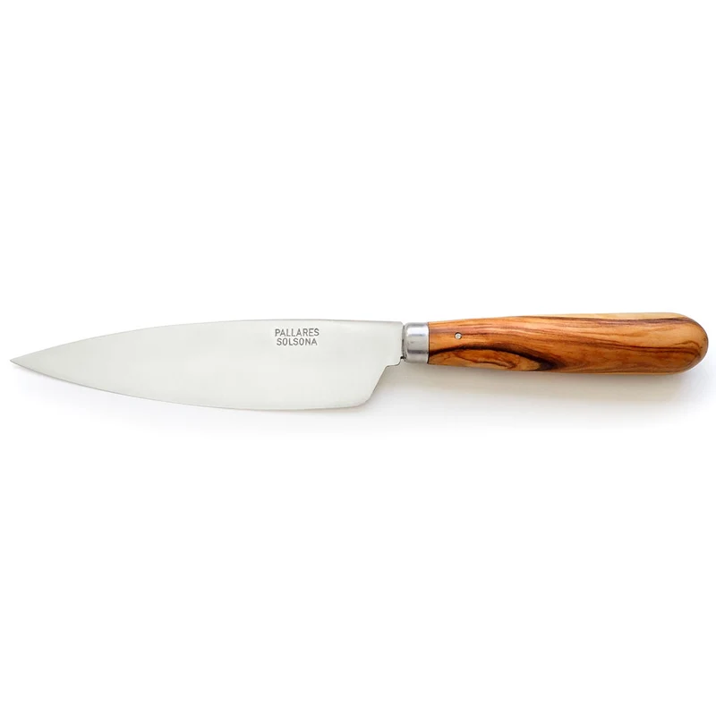 Cuchillos de cocina con mango redondo de olivo Pallarès