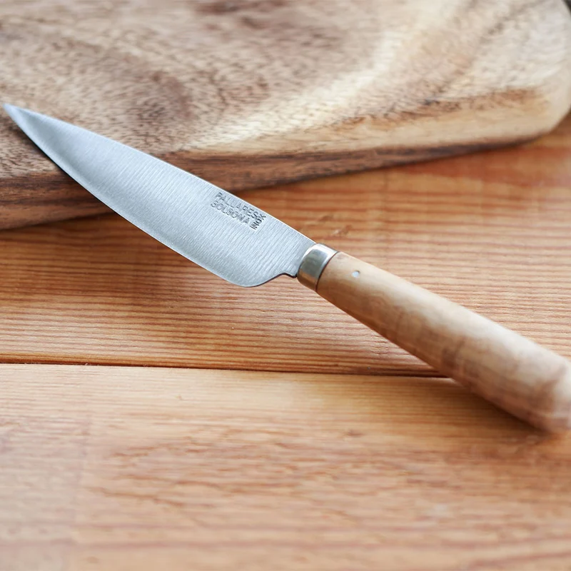 Cuchillos de cocina con mango redondo de olivo Pallarès