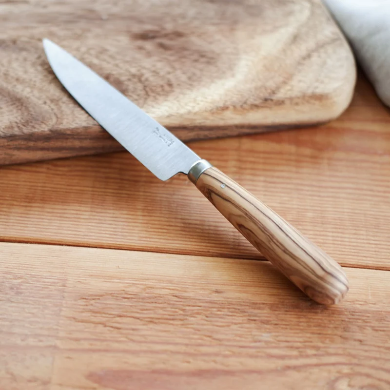 Cuchillos de cocina con mango redondo de olivo Pallarès