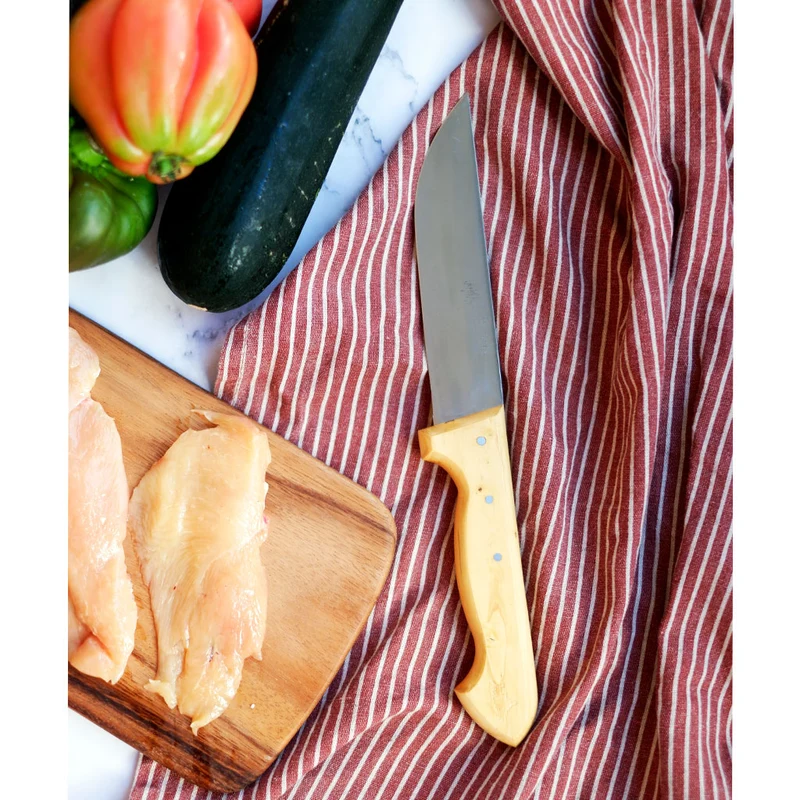 Cuchillo de cocina con mango de boj Pallarès