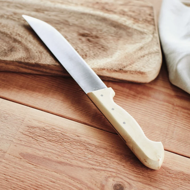Cuchillo de cocina con mango de boj Pallarès