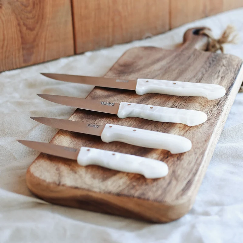 Cuchillo de cocina Inox con mango de Nácar Pallarès