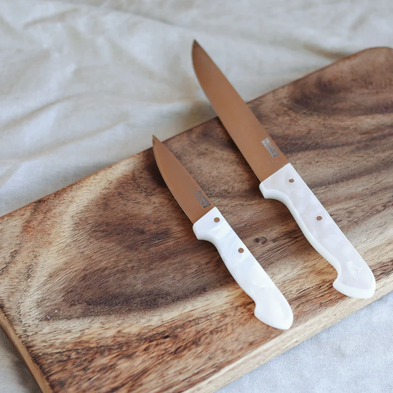 Cuchillo de cocina Inox con mango de Nácar Pallarès