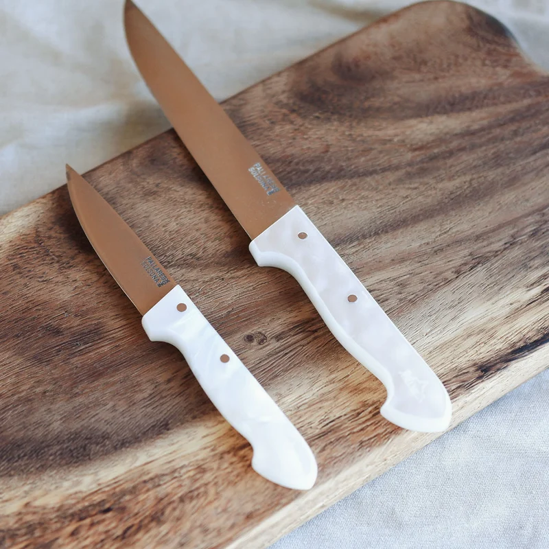 Cuchillo de cocina Inox con mango de Nácar Pallarès