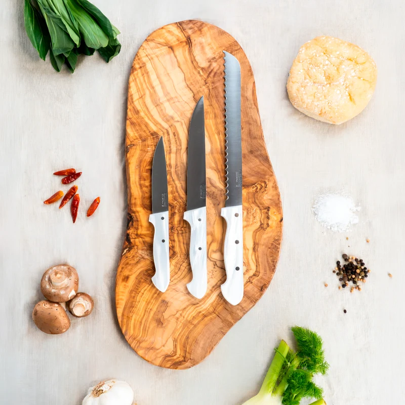 Cuchillo de cocina Inox con mango de Nácar Pallarès