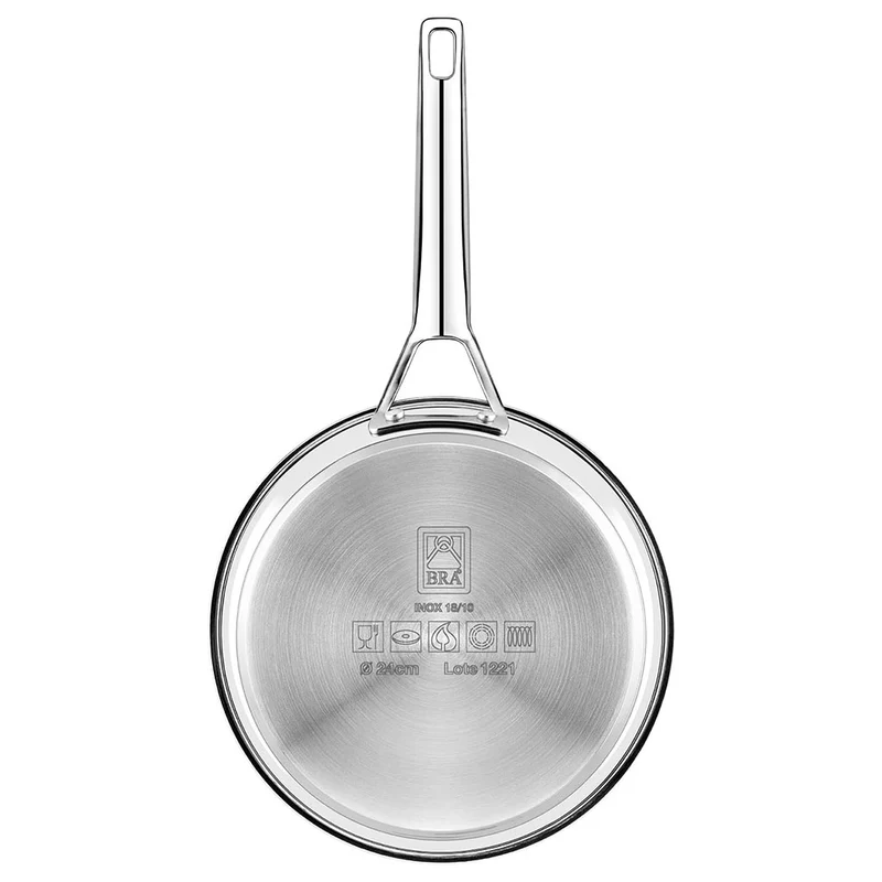 Conjunto de 2 sartenes acero inox Signature de Bra
