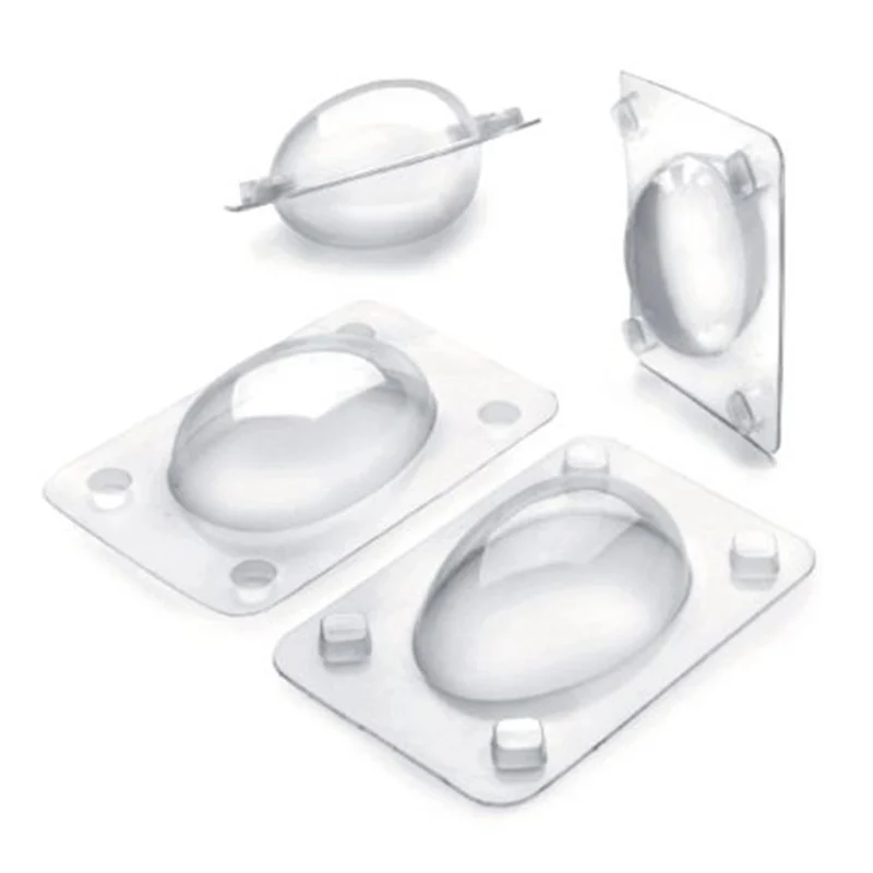 Set de 3 moldes para huevos de chocolate 3D Ibili