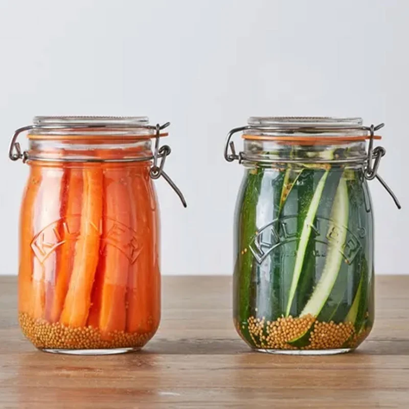 Tarros herméticos de cristal Clip Top de Kilner®