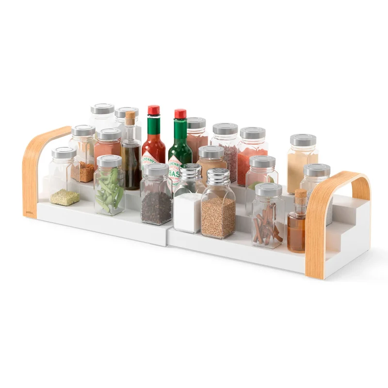 Estante de 3 pisos EXTENSIBLE para especias de Umbra