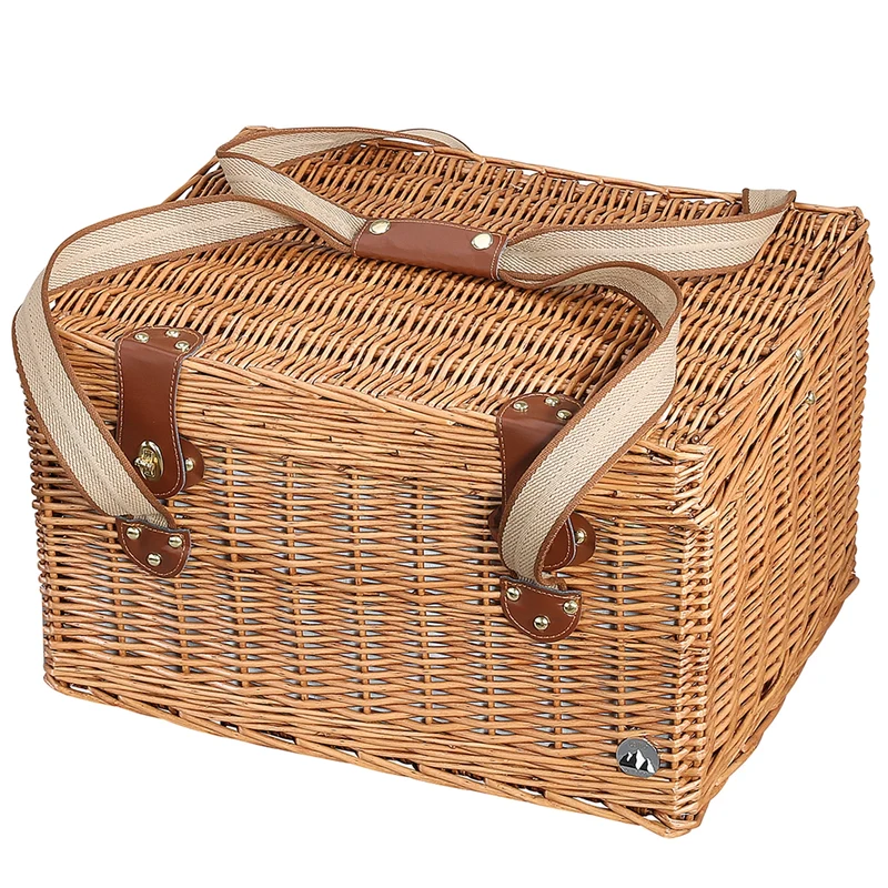 Cesta de picnic DORIO con bolsa térmica extraíble de Cilio