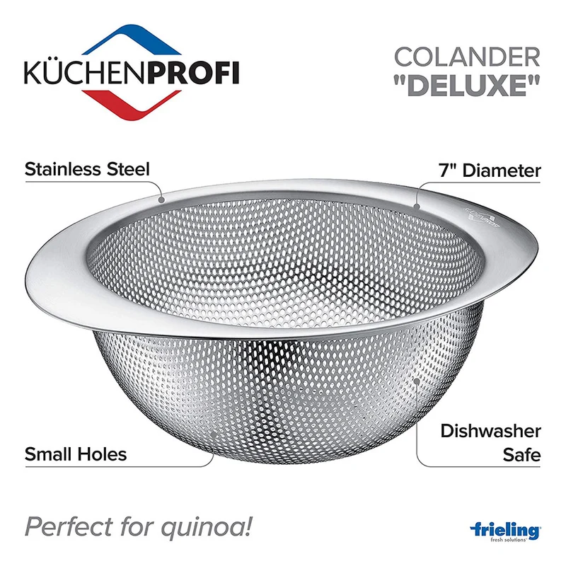 Colador acero inox DELUXE de Küchenprofi
