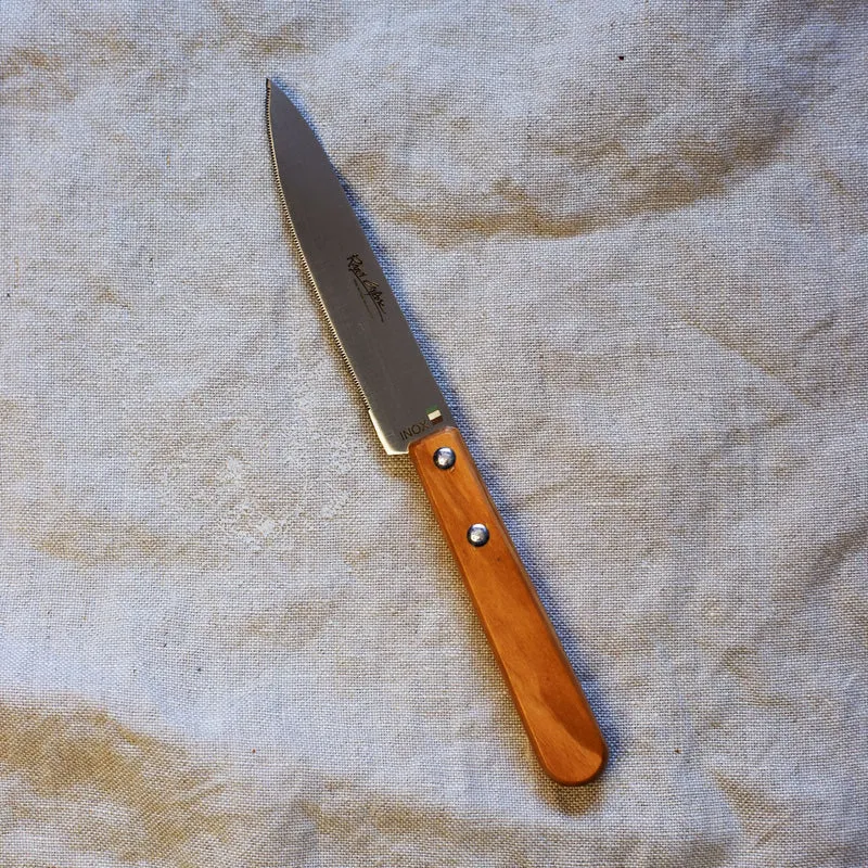 Cuchillo de cocina mango de madera de olivo Roger Orfevre