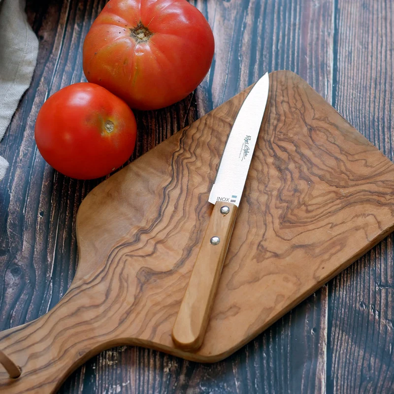 Cuchillo de cocina mango de madera de olivo Roger Orfevre