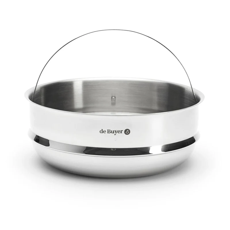 Colador inox para cocer al vapor De Buyer
