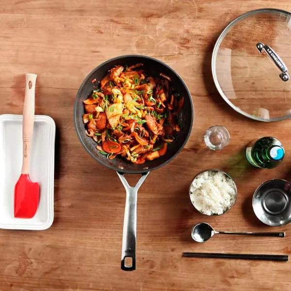 Conjunto dos sartenes antiadherentes PRO 24 y 28cm Le Creuset