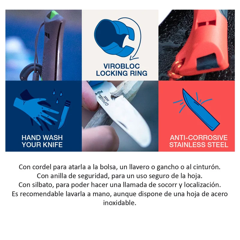 Navaja junior con silbato de Opinel