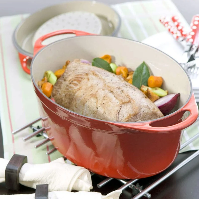 Cocotte Doufeu oval de hierro Le Creuset