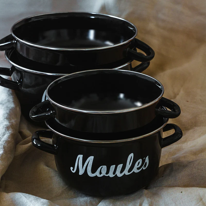 Olla esmaltada para mejillones KitchenCraft