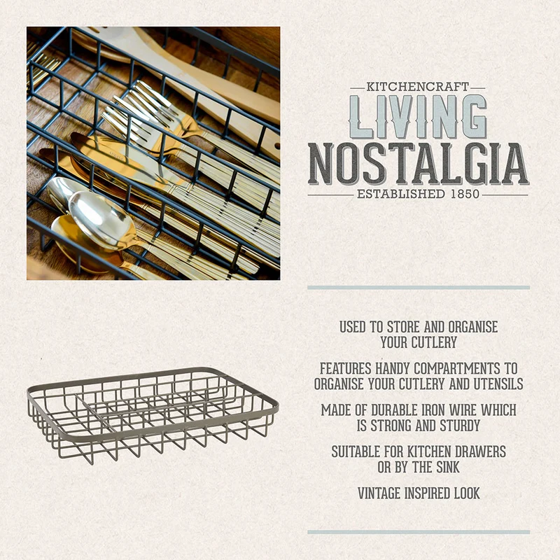 Organizador de cubiertos Living Nostalgia de KitchenCraft