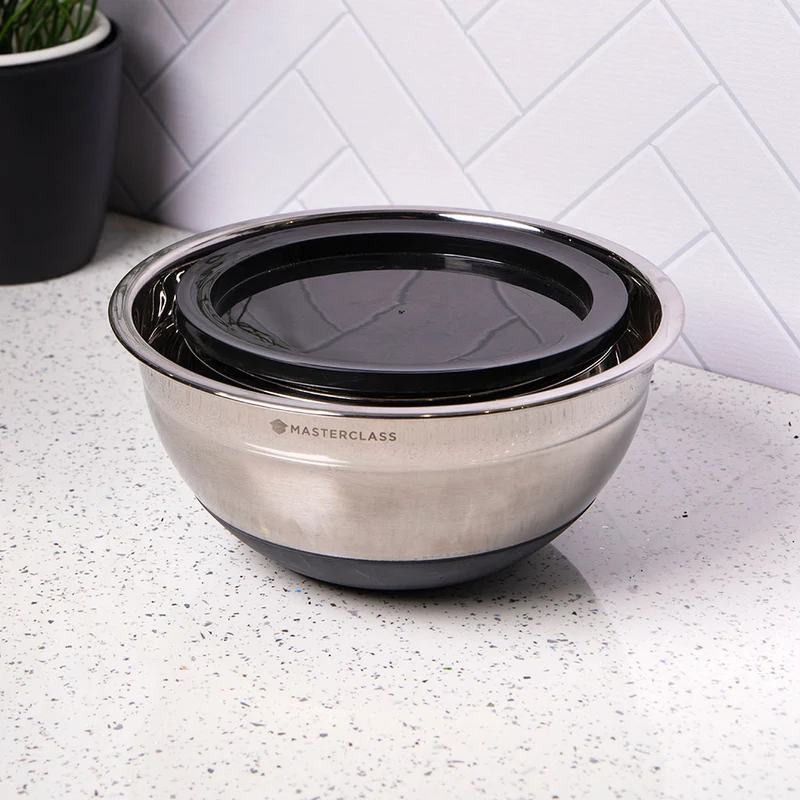 Set de boles y colador inox Masterclass de KitchenCraft