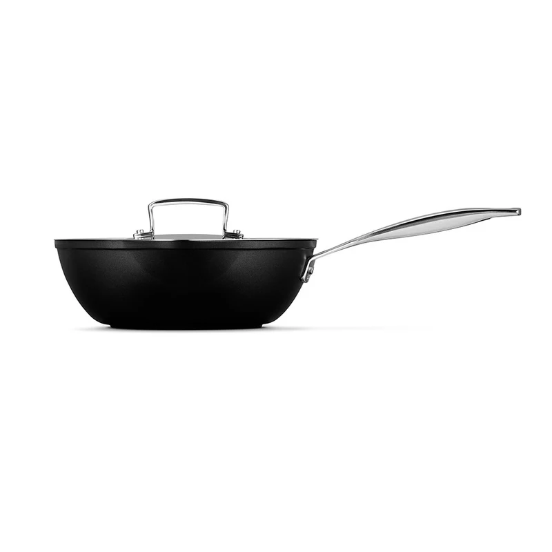 Sartén Chef Pro con vertedor y tapa acero Le Creuset