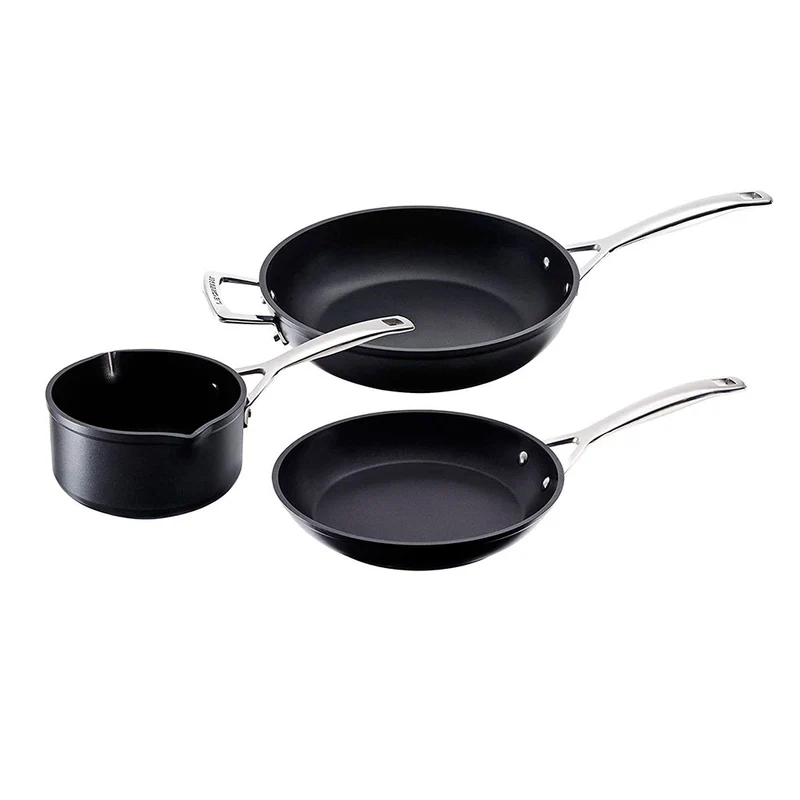 Set 3 piezas de aluminio antiadherente de Le Creuset