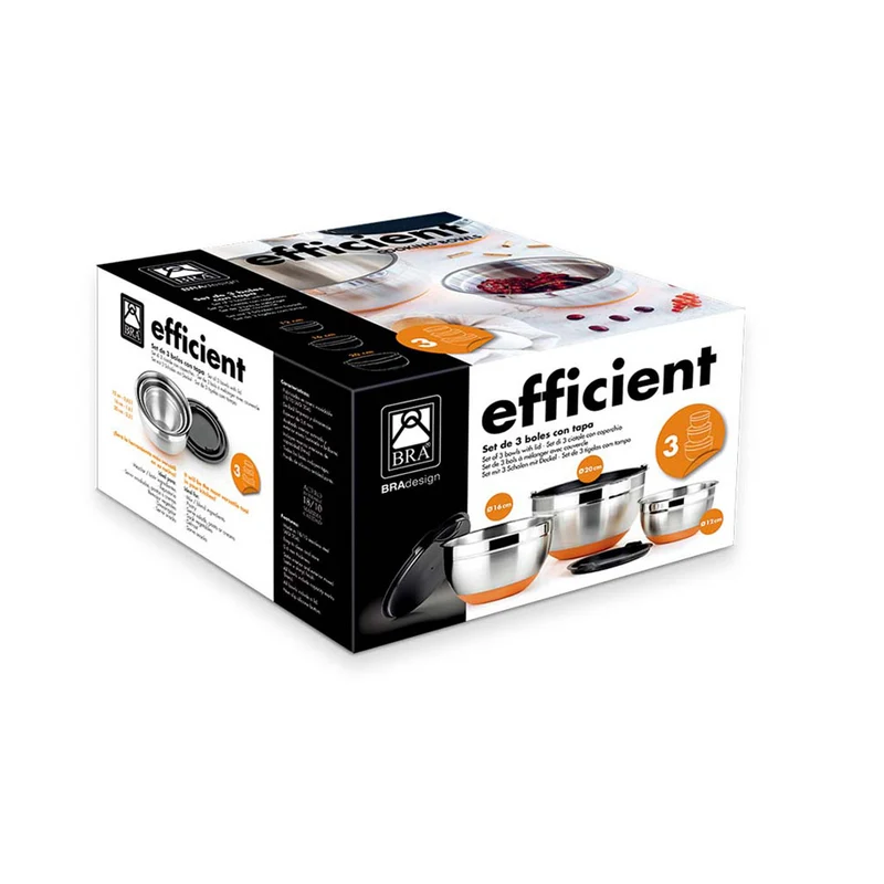 Bol acero inox Efficient de Bra