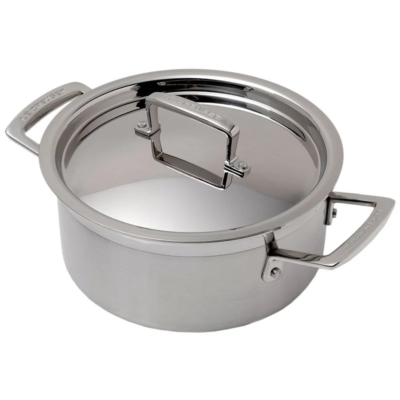 Batería 5 piezas de acero inoxidable Le Creuset